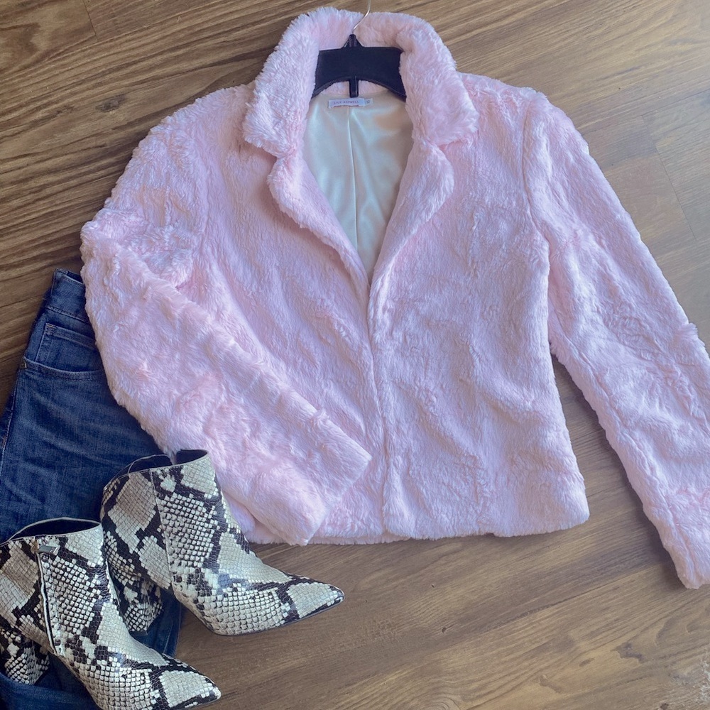RARE Lily Ashwell pink Teddy Bear Coat